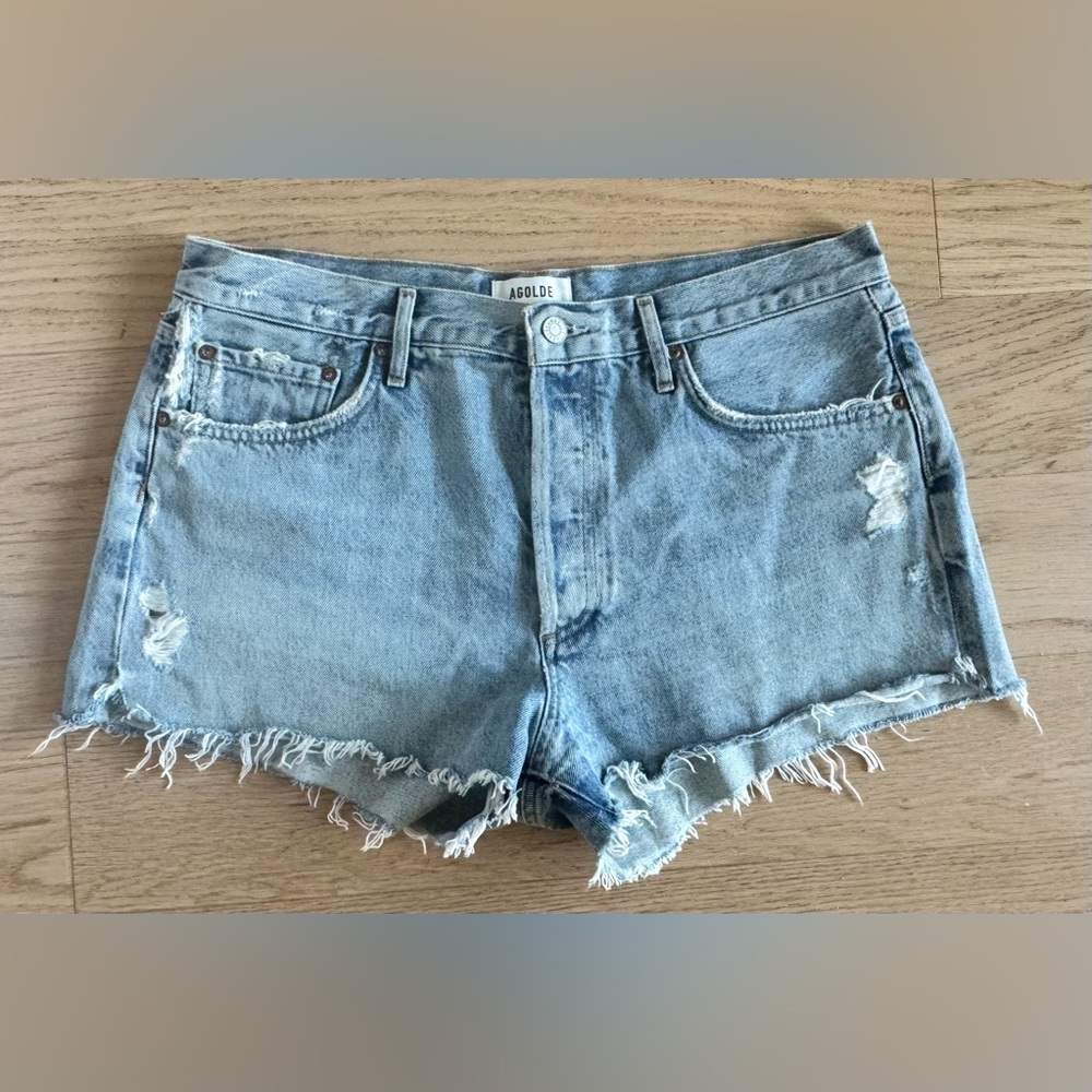 Agolde Parker Jean Shorts High-Waisted